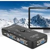 Jungiklis Pawonik KVM VGA 4X1 ŠVEICARIJA 3XUSB HUB LANGELIS
