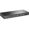 Šakotuvas TP-Link 24-PORT GIGABIT MANAGED SWITCH - WITH 4 10GE SFP+ SLOTS
