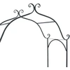 Sodo suolas Juoda 121 x 48 x 200 cm Plienas
