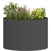 Vazonų žiedas Juoda 30 x 30 x 20 cm Šaltai valcuotas plienas