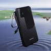 Dudao K11 10000mAh Powerbank su Built-in kabeliss – juodos spalvos