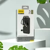 Dudao K11 10000mAh Powerbank su Built-in kabeliss – juodos spalvos