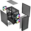 Logic DART PRO ARGB MINI USB-C PC Case Juodas