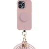 JE 3in1 PopGrip Apple iPhone 15 Pro 6.1" dėklas telefonui rožinės spalvos 30495 (Just Elegance)