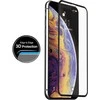 Just Mobile Xkin grūdinto stiklo ekrano apsauga, skirta iPhone Xs Max (skaidri / juoda)