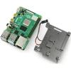 Raspberry Pi 4B korpusas JustPi DNG-16012 su 2 aušinimo ventiliatoriais, metalinis, pilkas