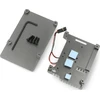 Raspberry Pi 4B korpusas JustPi DNG-16012 su 2 aušinimo ventiliatoriais, metalinis, pilkas