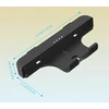 JYS 2x „Joycon Joy-con“ vertikalios rankenos + dirželis „Nintendo Switch 2“ / „NSW 2“ / juodas