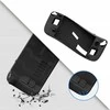 JYS Atvejis EtuI + mygtukas Guminiai gaubtai Garo denis / Juoda / Jis- sd011