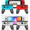 jys 2x rankenėlės Uchwyty Joy-Cony Nintendo Switch Oled / NS226 / 2x Juodas