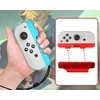 jys 2x Handgrip Uchwyty Joy-cony Nintendo Switch Oled / Ns226 / Mėlyna-raudona