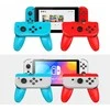 jys 2x Handgrip Uchwyty Joy-cony Nintendo Switch Oled / Ns226 / Mėlyna-raudona