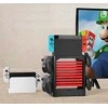 jys organizatoriaus stovas konsolėms, planšetėms, priedams ir žaidimams „Nintendo Switch“ / „Switch Oled NS153“
