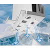 JYS sieninis laikiklis + laidas 2 viename, skirtas Sony Playstation 5 Ps5 Slim / Jys-p5177