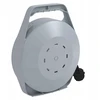 Kabelio ritė Emos P19410N 10m 4 lizdai PVC 230V 10A 1mm2 IP20 raudona/juoda