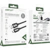 Acefast C20-04 USB-A – USB-C laidas 480Mb/s 3A 1.2m – Juodas