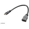 AV adapteris Akasa HDMI mini - HDMI juoda (AK- BHD10- 25BK)