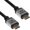 HDMI laidas su 4K jungtimis ir pintas paviršiumi
