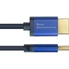 Kabelis Alcasa Alcasa 4521-SF005B HDMI kabelis 0,5 m HDMI A tipo (standartinis) mėlynas