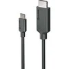 Kabelis Alogic Alogic USB C Adapterkabel Typ C -HDMI M/M 4k 60 Hz 2m, sw