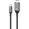 Kabelis Alogic DisplayPort Mini - HDMI 2m pilkas (ULMDPHD02-SGR)