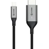 Kabelis Alogic DisplayPort Mini - HDMI 2m pilkas (ULMDPHD02-SGR)