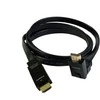 ART KABH AL-05 ART Kabelis AL-05-1,8m HDMI 1.4 HQ 19pin vyriškas/HDMI 19pin vyriškas kampinis auksinis padengtas