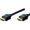 Assmann Electronic DIGITUS HDMI didelės spartos A tipo jungties kabelis su stiprintuvu. M/M 10.0m Full HD CE auksinis bl