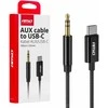 USB-C į 3,5 mm Mini Jack AUX kabelis 1 m AMIO-04294