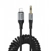 Kabelis AUX Jack 3,5 mm - Lightning Hoco 1,5 m UPA33A juodas