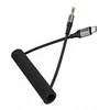 Cable AUX Jack 3,5 mm to USB C Hoco 1,5 m UPA33B juodas