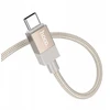 Kabelis AUX Jack 3,5 mm (kištukas) į USB C (kištukas) Hoco 1 m UPA32B auksinis