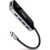 Axagon kelių prievadų USB 3.2 Gen 1 šakotuvas. HDMI, keturi USB-A išėjimai ir maitinimo tiekimas. Kabelis USB-C 20cm.