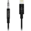 Belkin Lightning iki 3,5 mm kabelis AV10172bt03-BLK Juodas