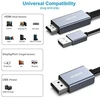 BENFEI HDMI į DisplayPort laidas 4K 60Hz 2K 144Hz 1080P 165Hz vienkryptis 1.8 m pilkas