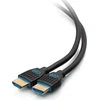 C2G 1,8 m „Performance“ serijos itin lankstus didelės spartos HDMI kabelis – 4K 60 Hz, montuojamas sienoje, CMG (FT4) reitingas, 1,83 m, HDMI A tipo (standartinis), HDMI A tipo (standartinis), juodas