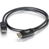 Kabelis C2G DisplayPort - DisplayPort 1,83 m juoda (54401)