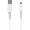 Kabelis USB Fixed USB-A - Lightning 1.2 m Baltas (FIXD2-UL12-WH)