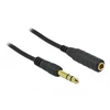 Kabelis Delock jack 6,35 mm 3 pin męski do żeński 10 m (86766)