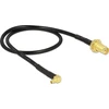 Delock antenos kabelis 0,3 m juodas (88936)