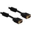Goobay Full HD SVGA monitorius cable, auksinis-plated VGA cable, Juodas, 15 m