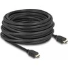 Kabelis Delock Delock - HDMI-Kabelis mit Ethernet - HDMIMMNLich zu HDMMMNLich - 12 m - Juodas - palaikymas von 8K 60 Hz, bis zu 48 Gbps Datentransferrate