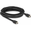 Kabelis Delock Delock - HDMI-Cabel mit Ethernet - HDMIMMNLich zu HDMMMNlich - 5 m - Juodas - Support von 8K 60 Hz, bis zu 48 Gbps Datentransferrate