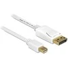 DELOCK Mini DisplayPort į DisplayPort kabelis 8K 60Hz 2m DP 8K sertifikuotas