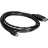 Delock Cable Mini Displayport 1.2 vyriškas > Displayport vyriškas 4K 2,0 m