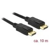 Delock Atrakinimo kabelis DisplayPort 1.2 kištukas > DisplayPort kištukas juodas 4K 60 Hz 10m