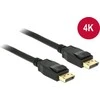 DELOCK Cable Displayport 1.2 male > Displayport vyriškas 4K 2 m