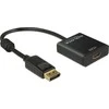 DELOCK Adaptorcable DisplayPort 1.2 kištukas > HDMI lizdas juodas 4K Active