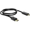 DELOCK Cable Displayport 1.2 male > High Speed HDMI-A pasyvus 4K 1 m juodas