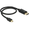 Kabelis Delock DisplayPort Mini – DisplayPort 0.5m juoda (83984)